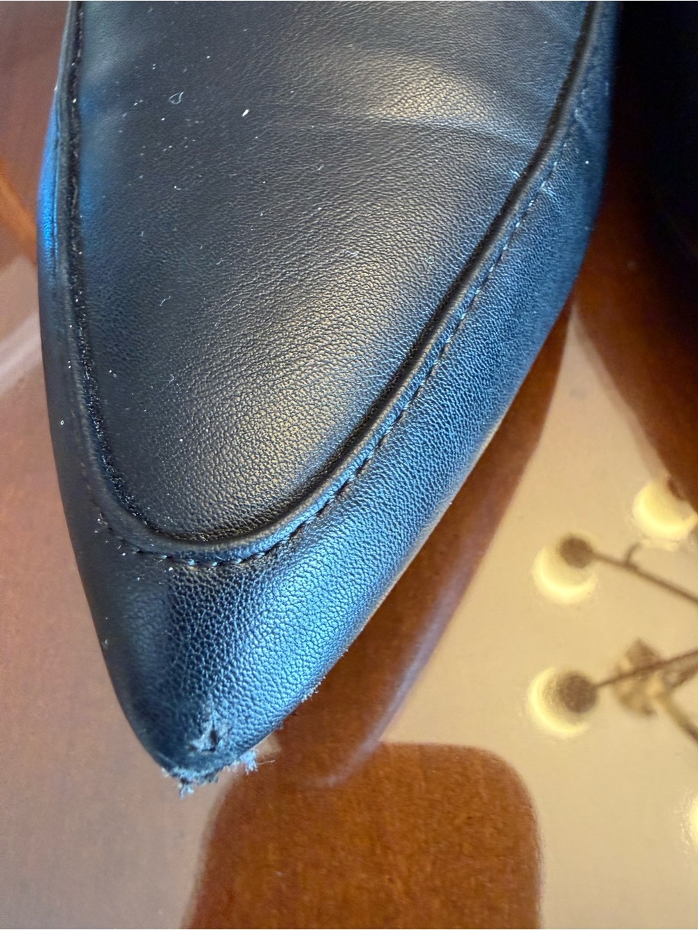 Nine West Black Pointed-Toe Ballet Flats - Picture 4 of 9